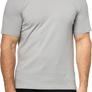 Men's Mix&Match Crewneck Cotton Lounge T-Shirt-Cashmere Grey