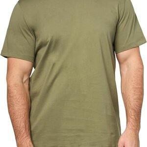 Men's Mix&Match Crewneck Cotton Lounge T-Shirt-Tea Green