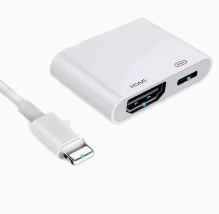1080P Lightning to HDMI Adapter – Screen Mirroring Cable for iPhone, iPad, MacBook, and Laptops