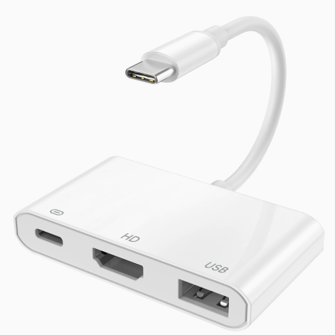 4K USB-C to HDMI Adapter Cable – Screen Mirroring & Display Extender for Laptops, Tablets, and Smartphones