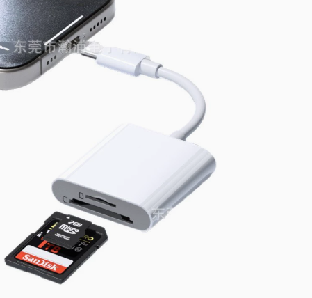 USB-C to SD/TF/Micro USB Card Reader – Adapter for Smartphones, Laptops, Tablets, and Cameras