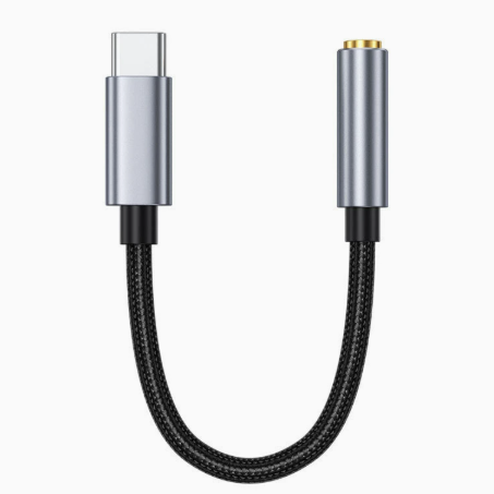 USB-C to 3.5mm DAC Audio Adapter – Digital Hi-Fi Decoding Cable for Music Lovers