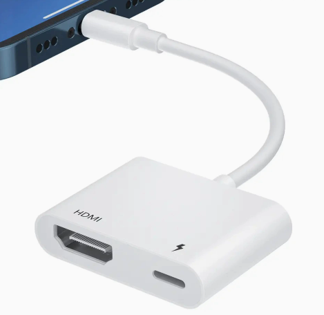 Lightning to HDMI Adapter – 1080P Screen Mirroring Cable for iPhone/iPad to TV/Projector