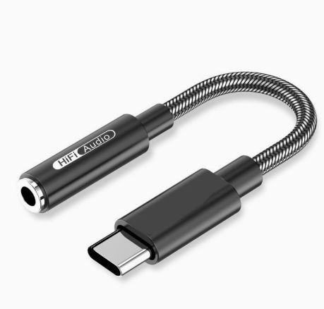 USB-C to 3.5mm Hi-Fi Audio Adapter – Audio Input/Output Converter for Tablets, Phones, Laptops, Speakers, and Headphones