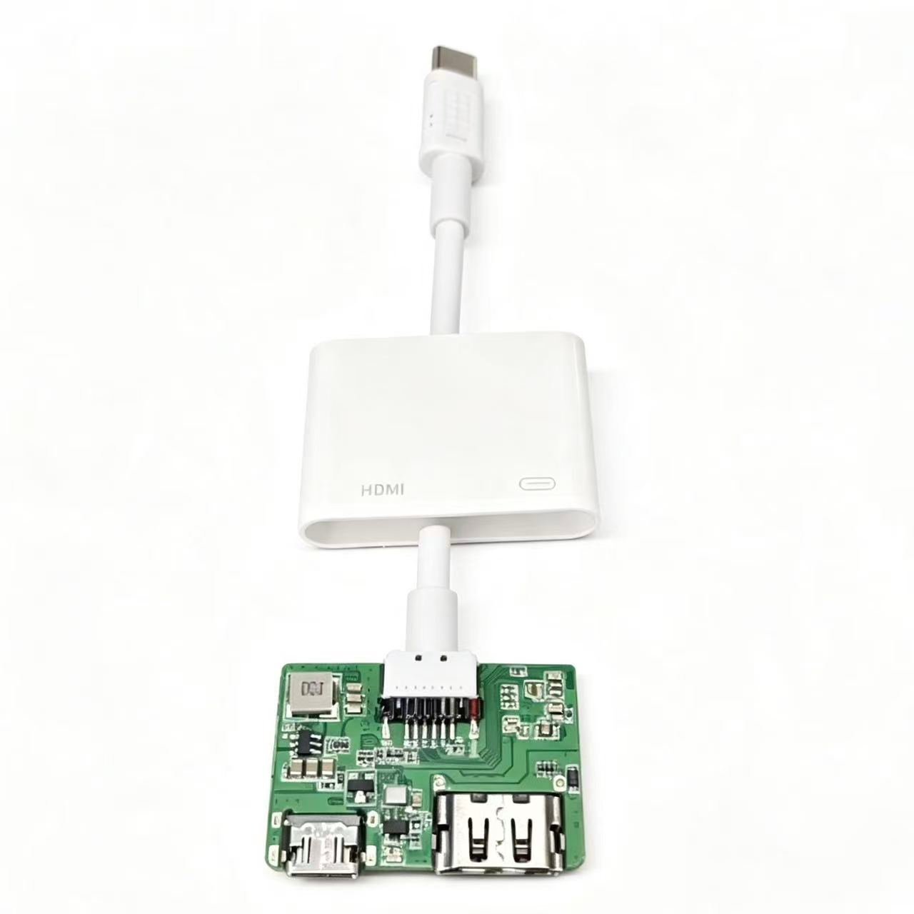 USB-C to HDMI + PD Adapter – 4K AV Converter with Charging Pass-Through for Laptops and Smartphones