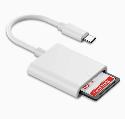 High-Quality USB-C SD Card Reader – Adapter for Laptops, Tablets, and Smartphones