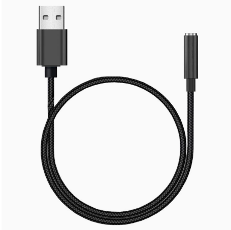 USB-C to 3.5mm Audio Adapter – 2-in-1 Headphone & Microphone Jack for Laptops, Tablets, and Smartphones