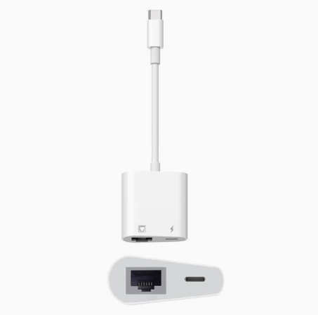 USB-C to Ethernet Adapter – 100Mbps Network Card for Smartphones, Laptops, and Tablets